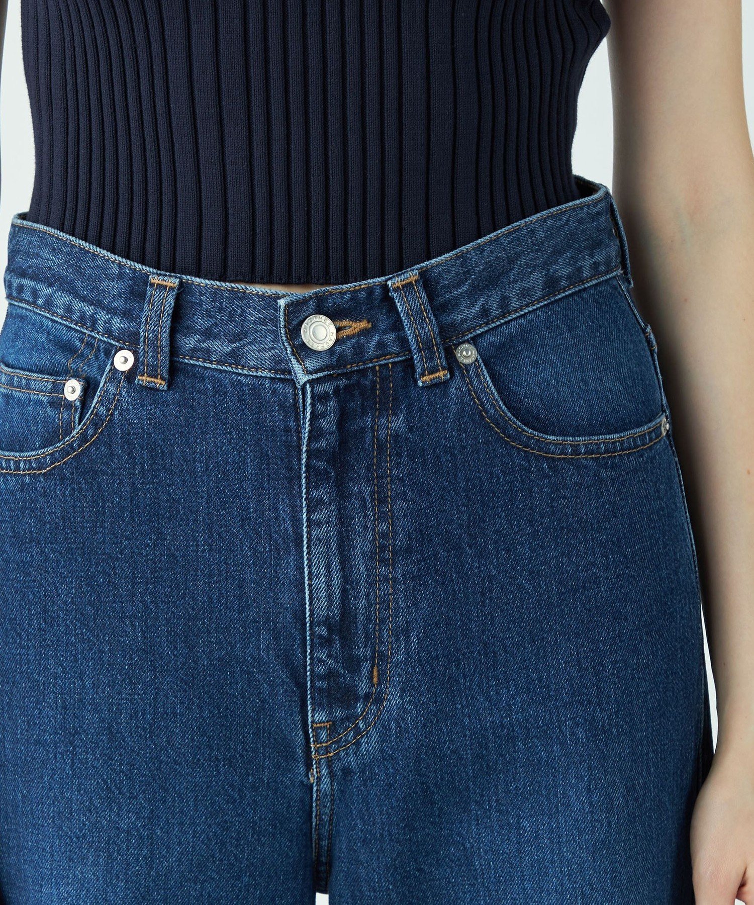 TOMORROWLAND｜デニム ワイドストレートパンツ | Rakuten Fashion(楽天