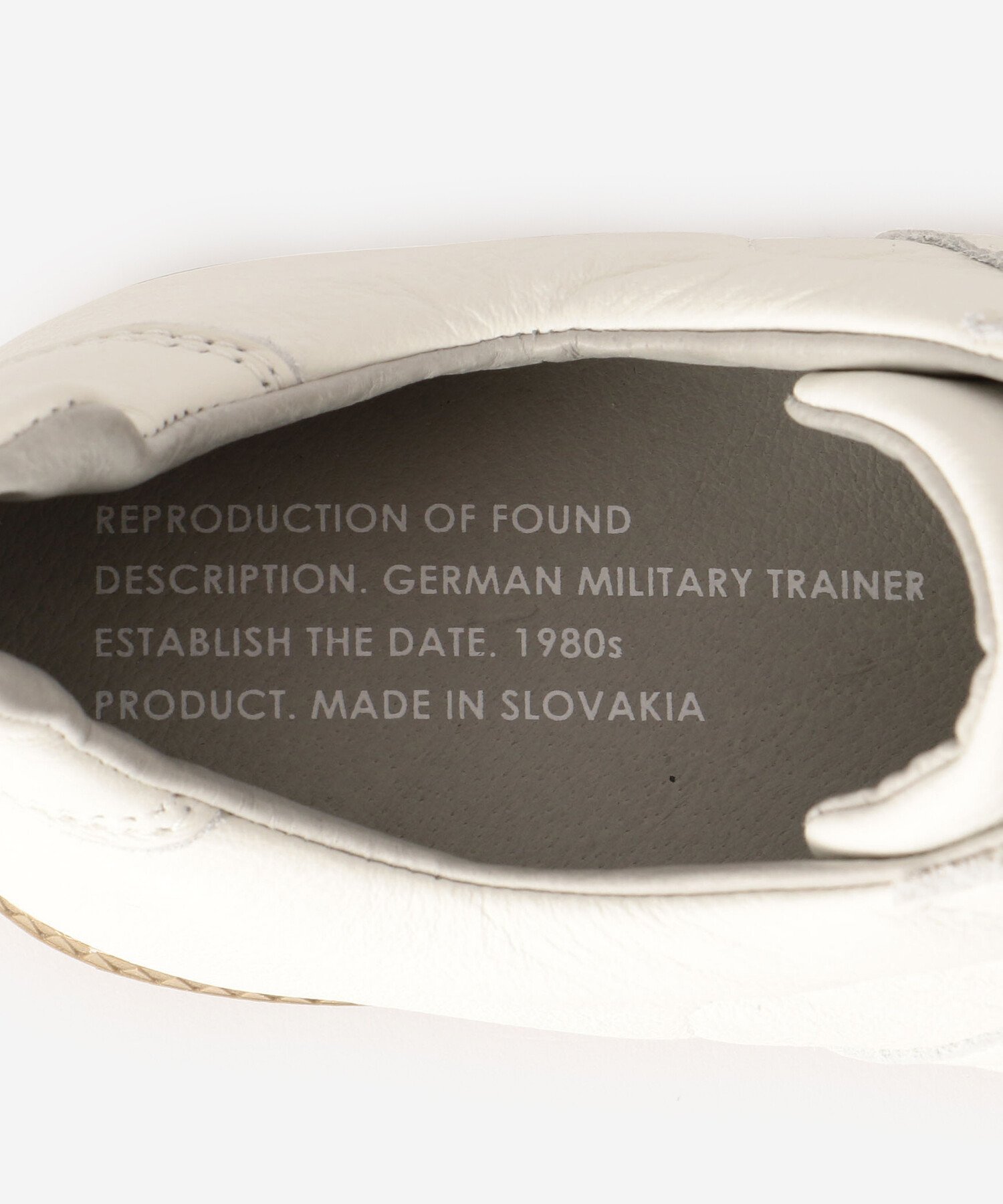 German Military Trainer bshop別注 REPRODUCTION OF FOUND | 〈別注〉GERMAN MILITARY TRAINER MEN