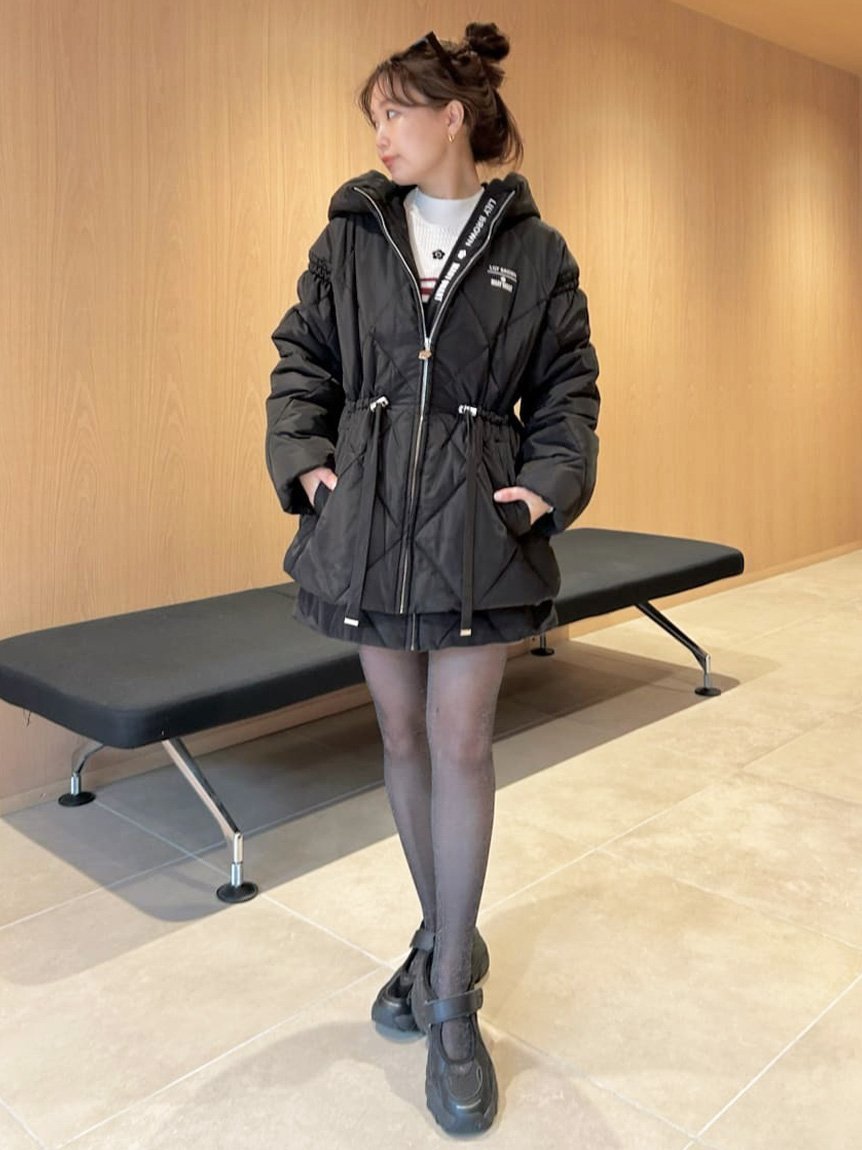 LILY BROWN｜【LILY BROWN×MARY QUANT】キルトダウンミドルコート