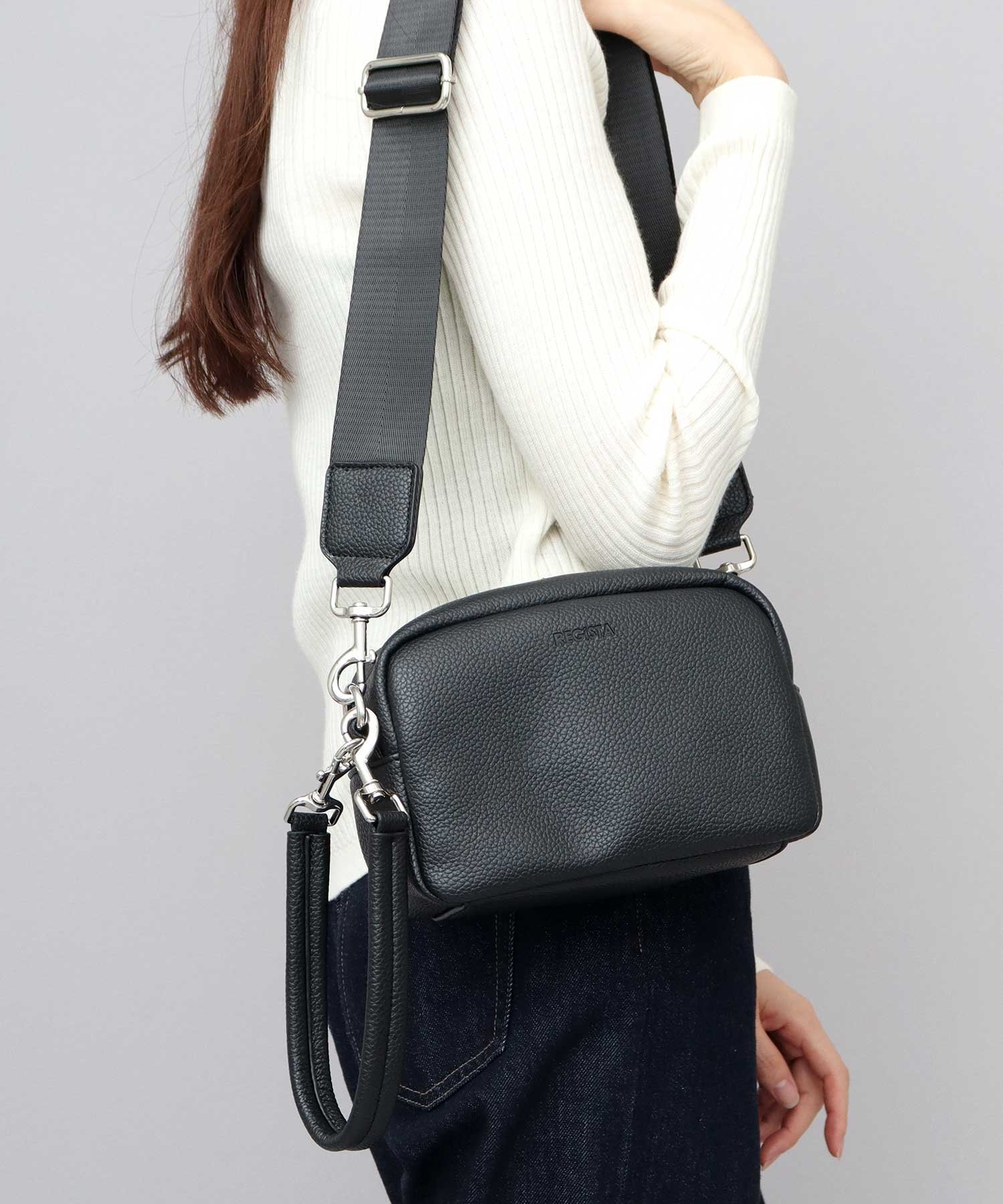 A.M.S.｜ショルダーバッグ ハンドバッグ クラッチバッグ 3way レザー