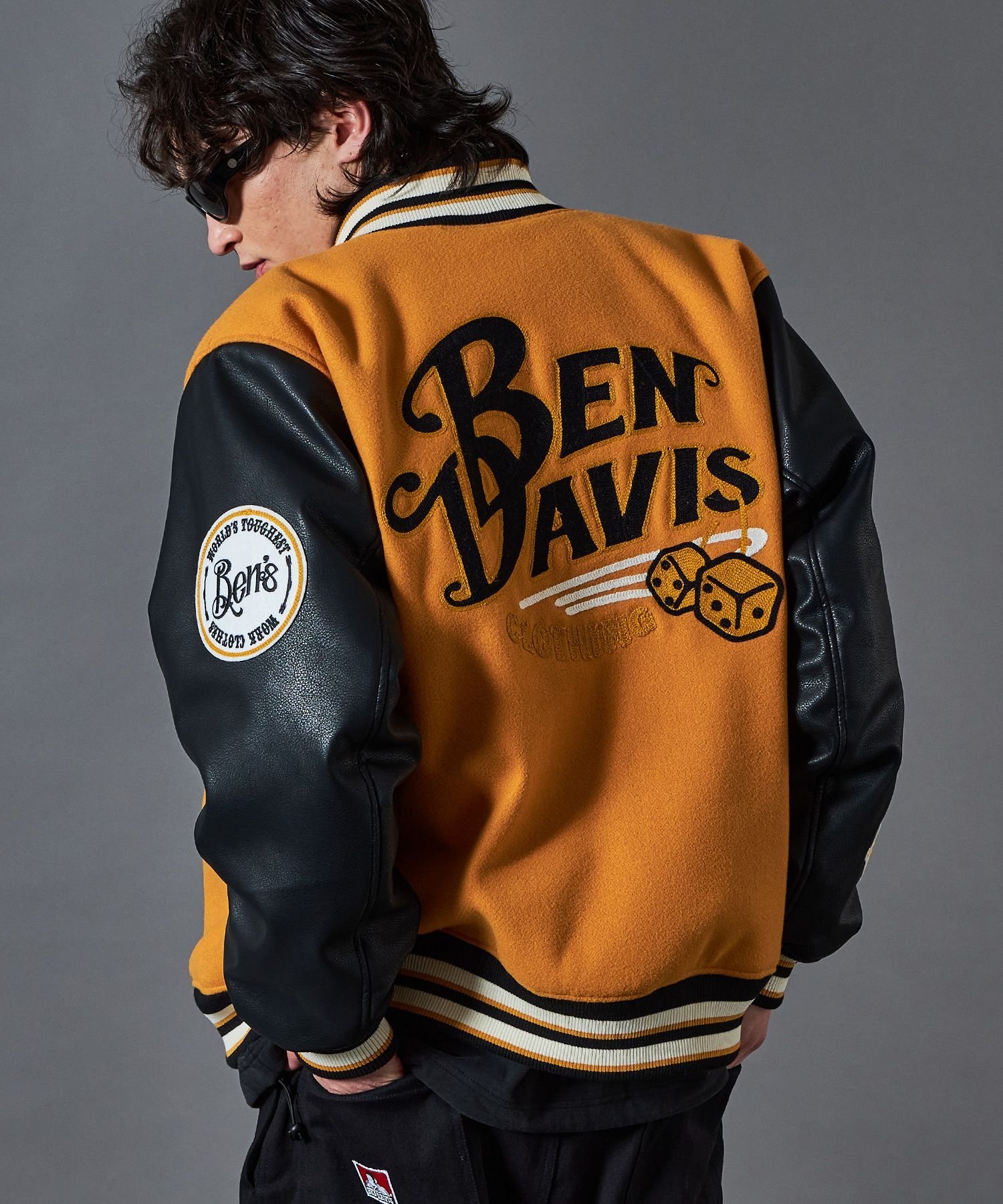 NAVAL｜【BEN DAVIS(ベンデイビス)】BD STADIUM JACKET / 刺繍