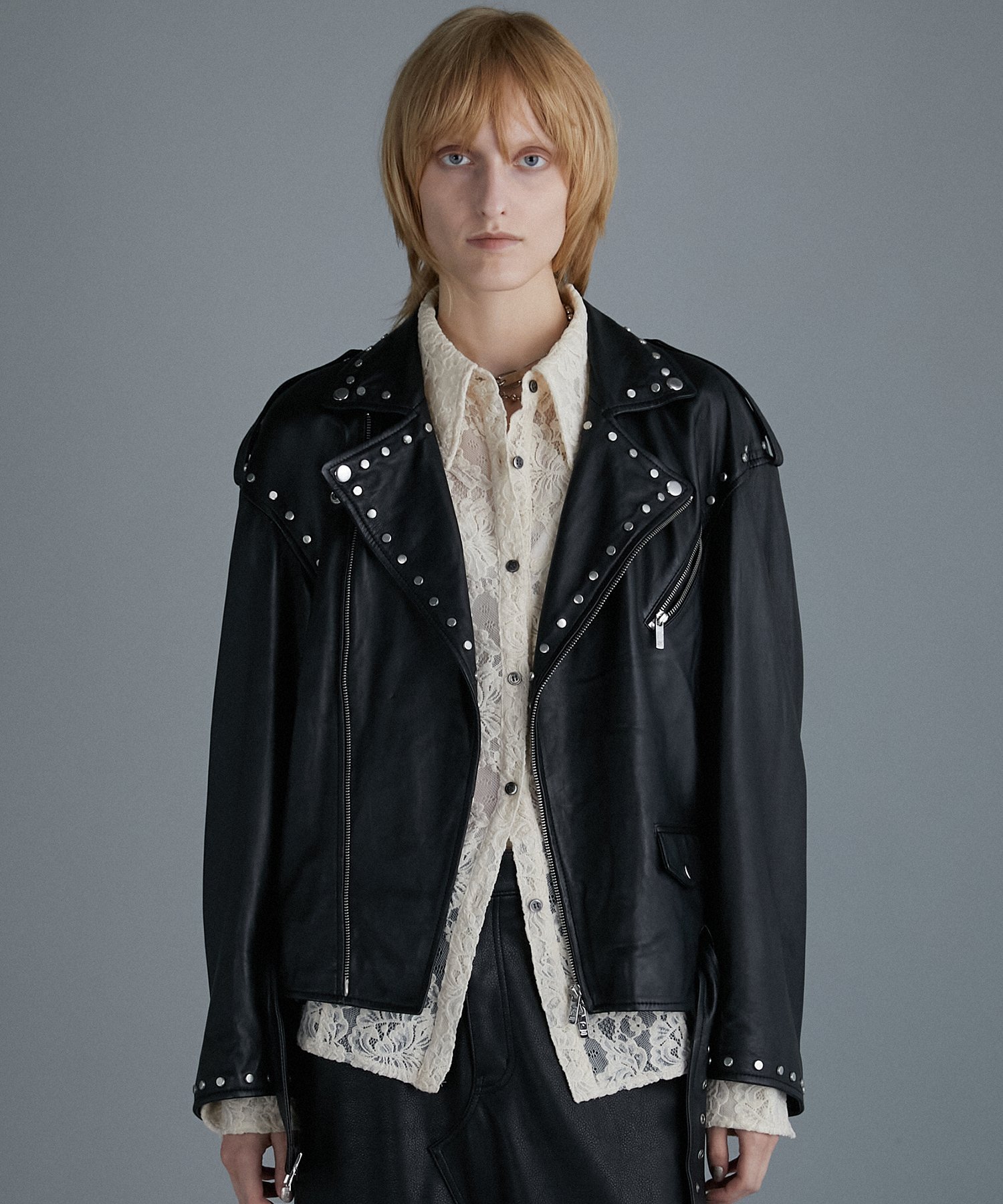 PRANK PROJECT｜スタッズライダースジャケット / Studs Riders Jacket