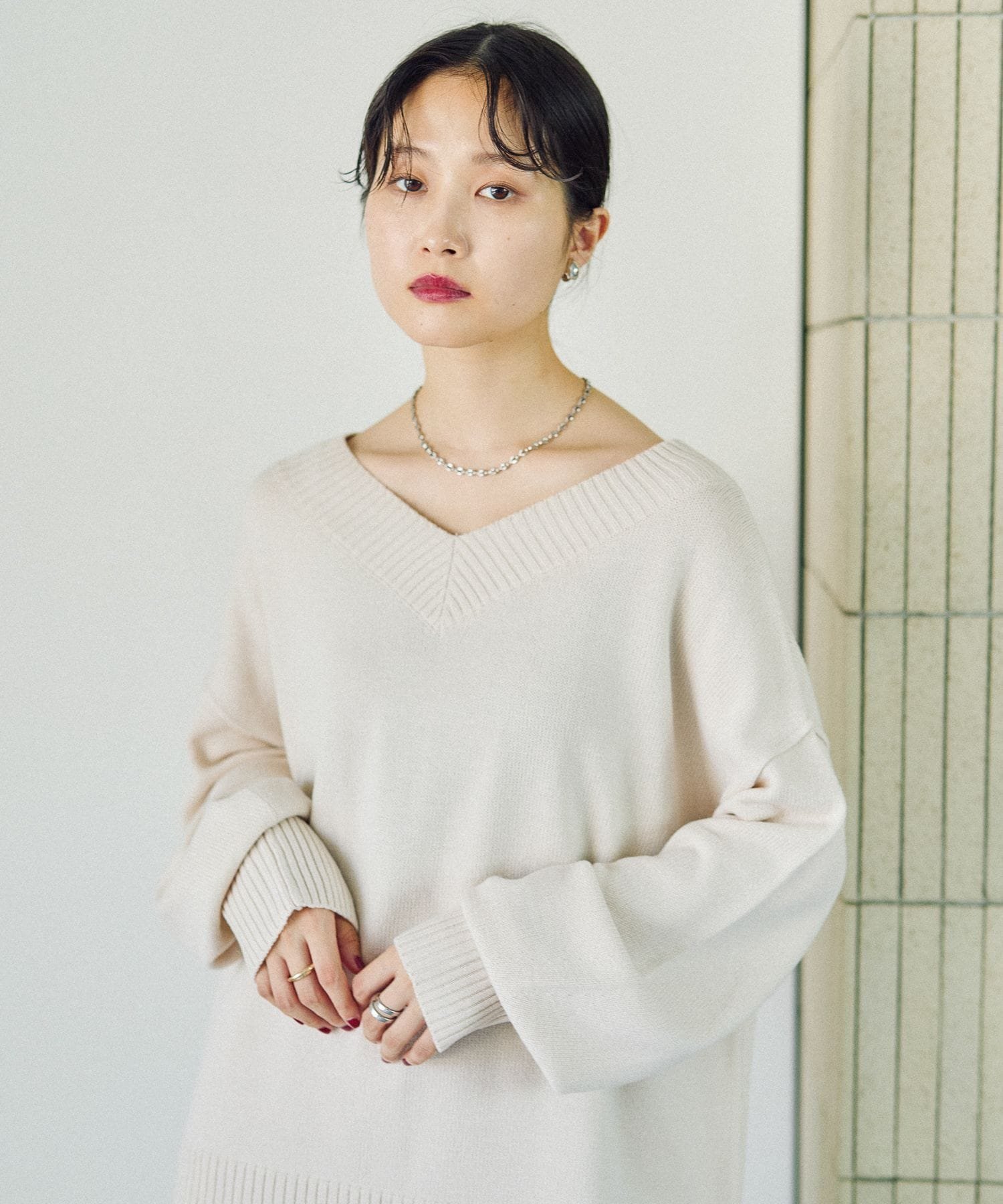 LEPSIM｜7ゲージVネックプルオーバー | Rakuten Fashion(楽天