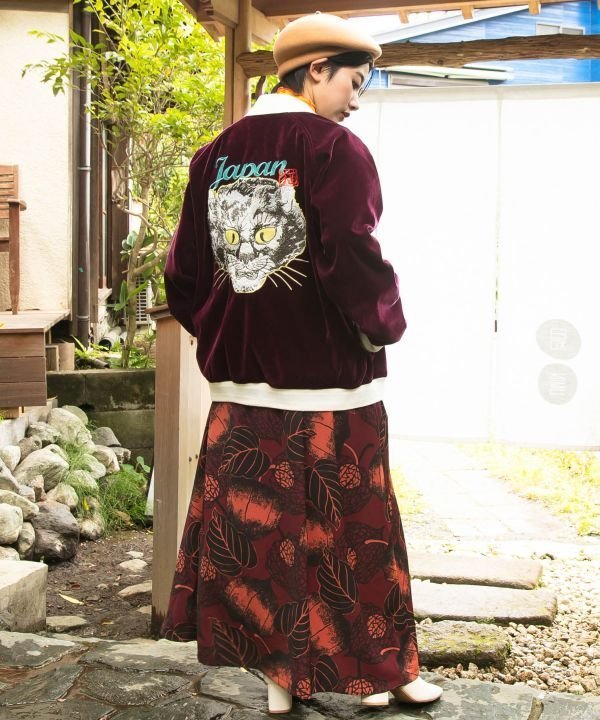 Amina Collection｜【カヤ】【刺子ジャン】浮世絵スーベニアジャケット