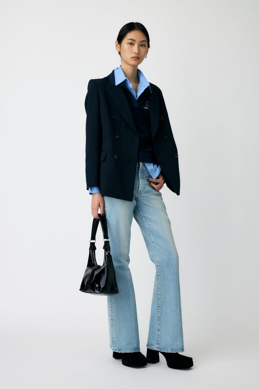 moussy｜DOUBLE BREASTED PEAKED ジャケット | Rakuten Fashion(楽天