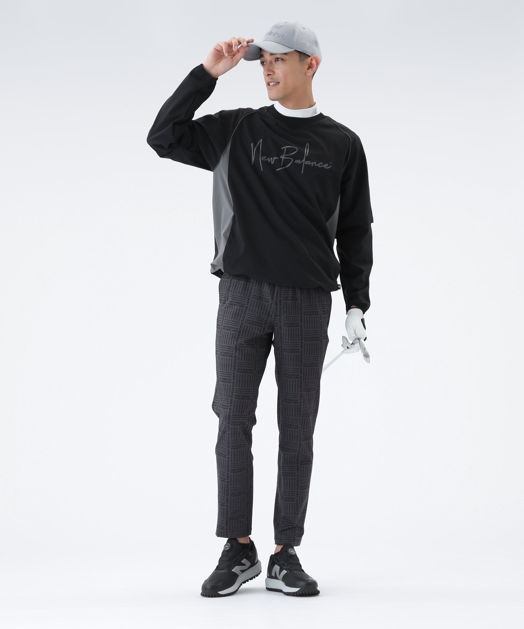 New Balance Golf｜袖脱着 クルーネック スニードジャケット (MENS