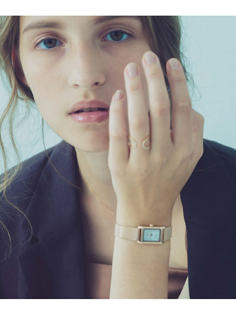 ete｜ソーラーウォッチ スクエア メッシュベルト | Rakuten Fashion