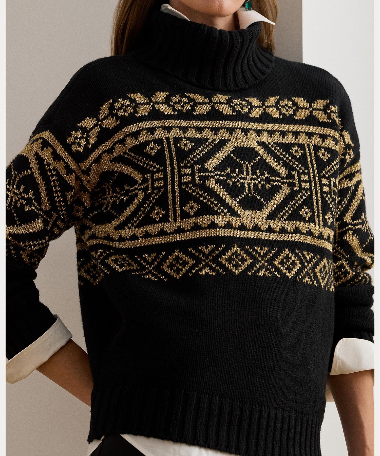 RALPH LAUREN｜フェア アイル ウールブレンド タートルネック セーター