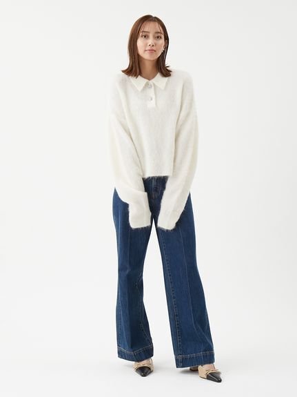 Mila Owen｜パッチポケットデザインシガレットデニムパンツ | Rakuten