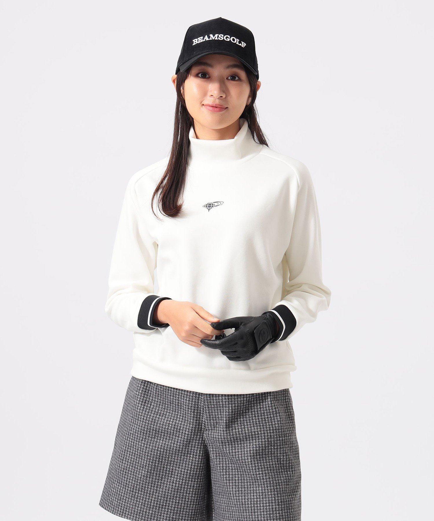 BEAMS GOLF｜ORANGE LABEL / 裏起毛 ハイネック プルオーバー