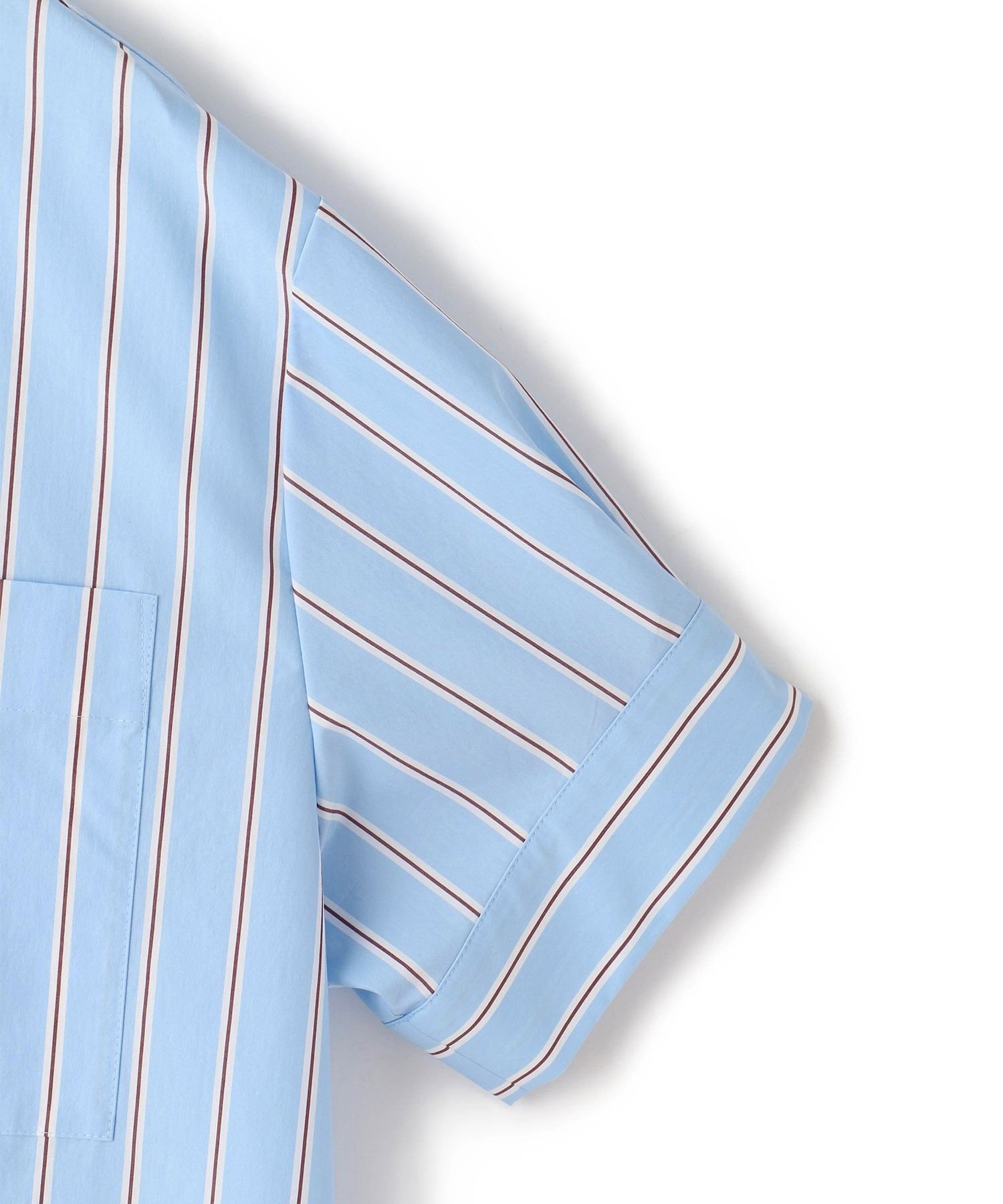 ADAM ET ROPE'｜【サステナブル】バウンスカフステントラインシャツ