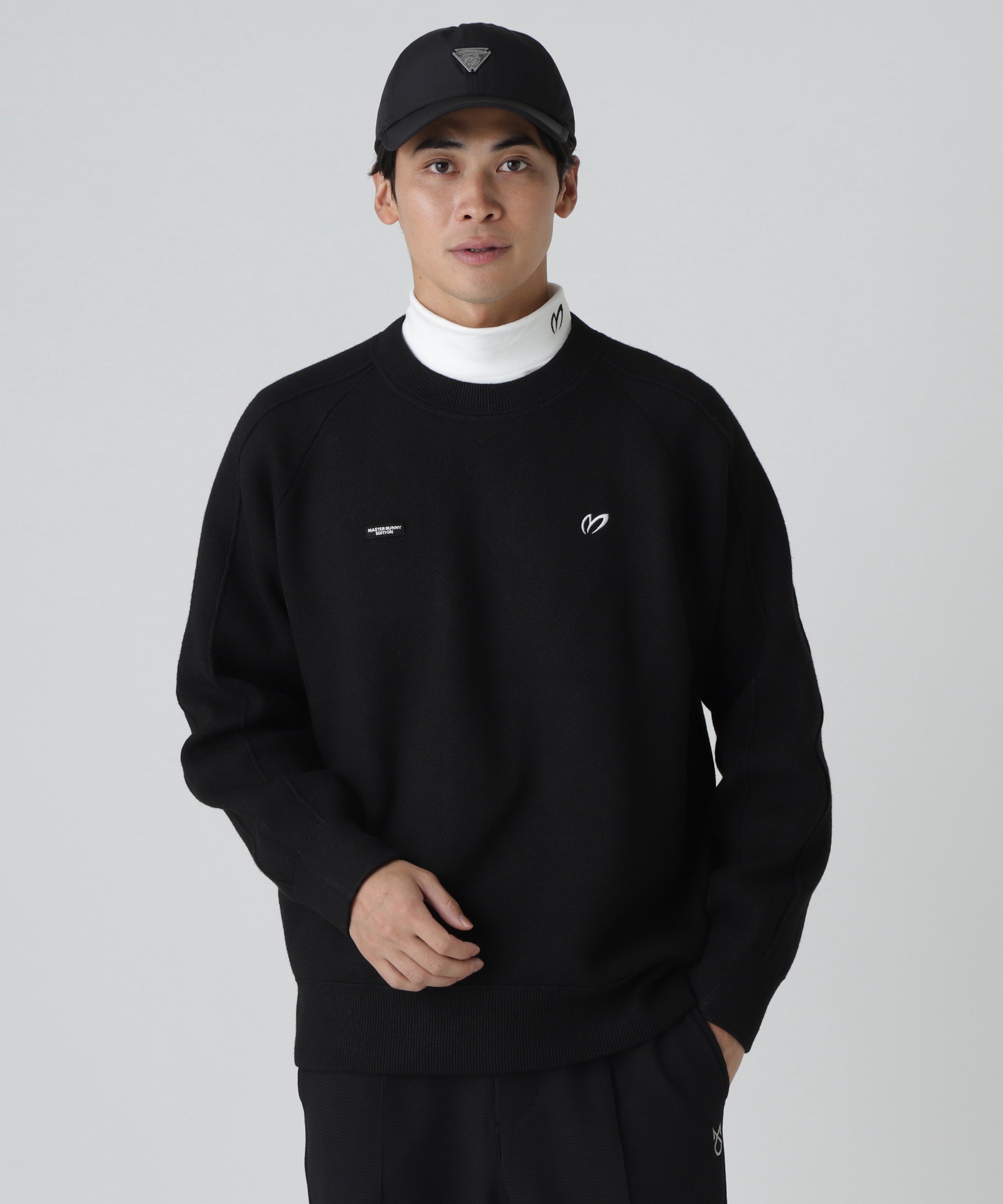 MASTER BUNNY EDITION｜Wジャガードクルーネックニットプルオーバー