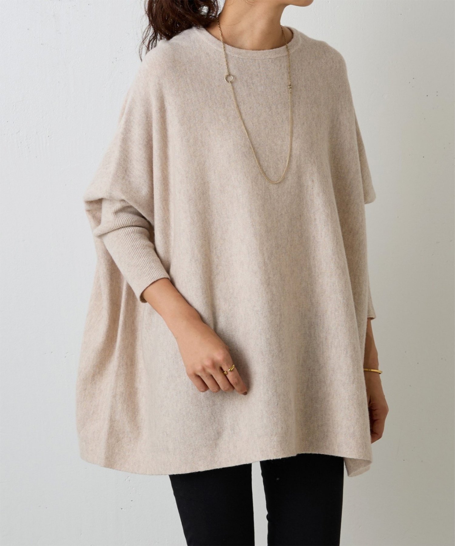 BEARDSLEY｜クルービッグニット(ショート) | Rakuten Fashion(楽天