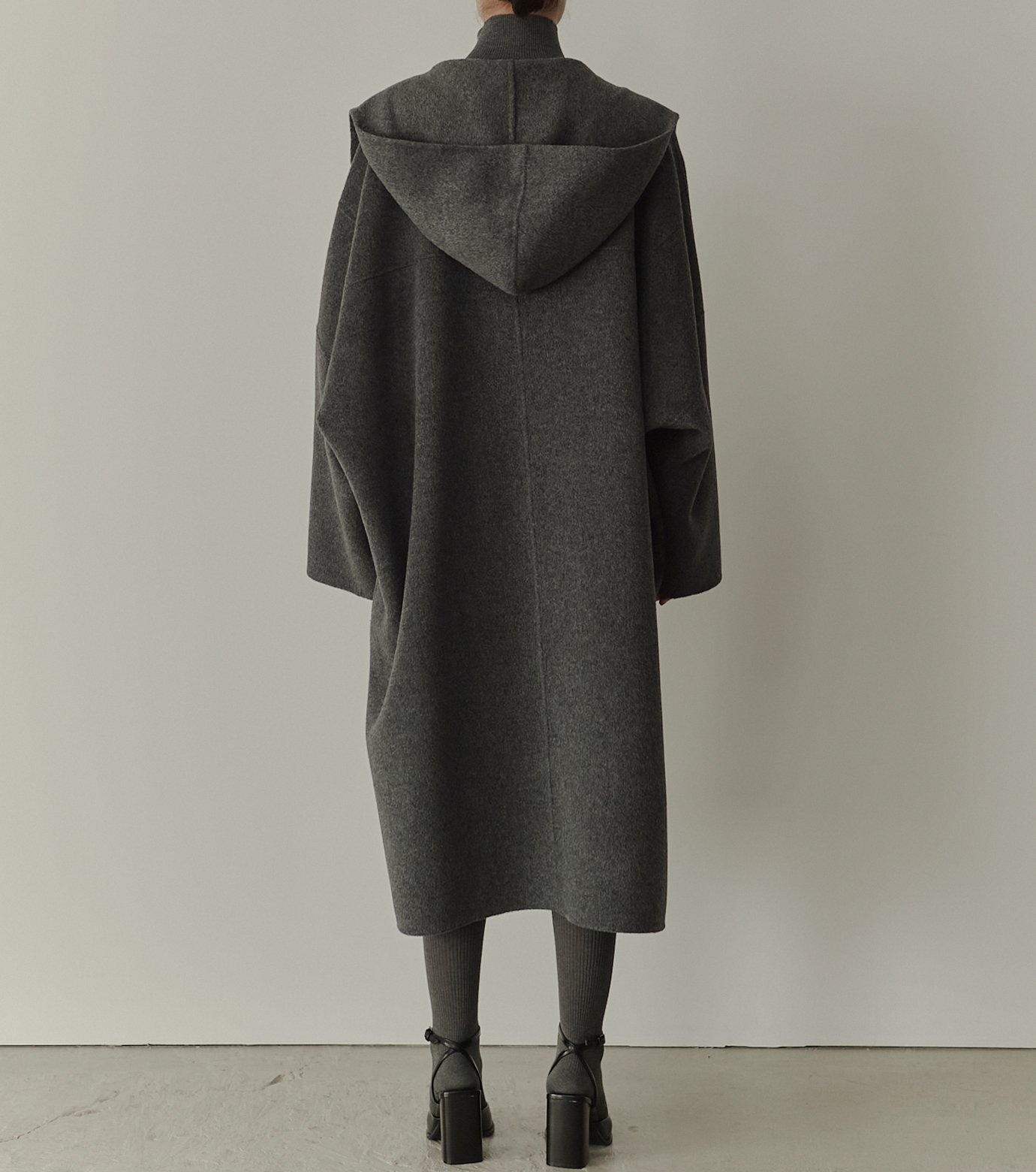 LE CIEL BLEU｜フードダブルフェイスコート / Hooded Double-Face Coat