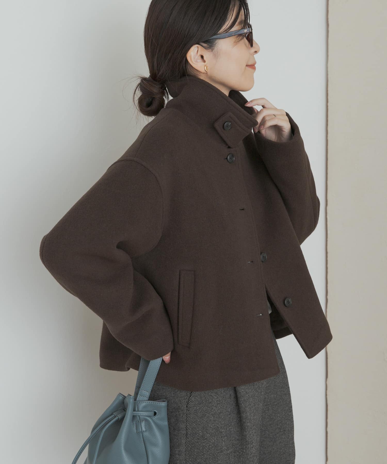 URBAN RESEARCH DOORS｜中綿ウールショートコート | Rakuten Fashion