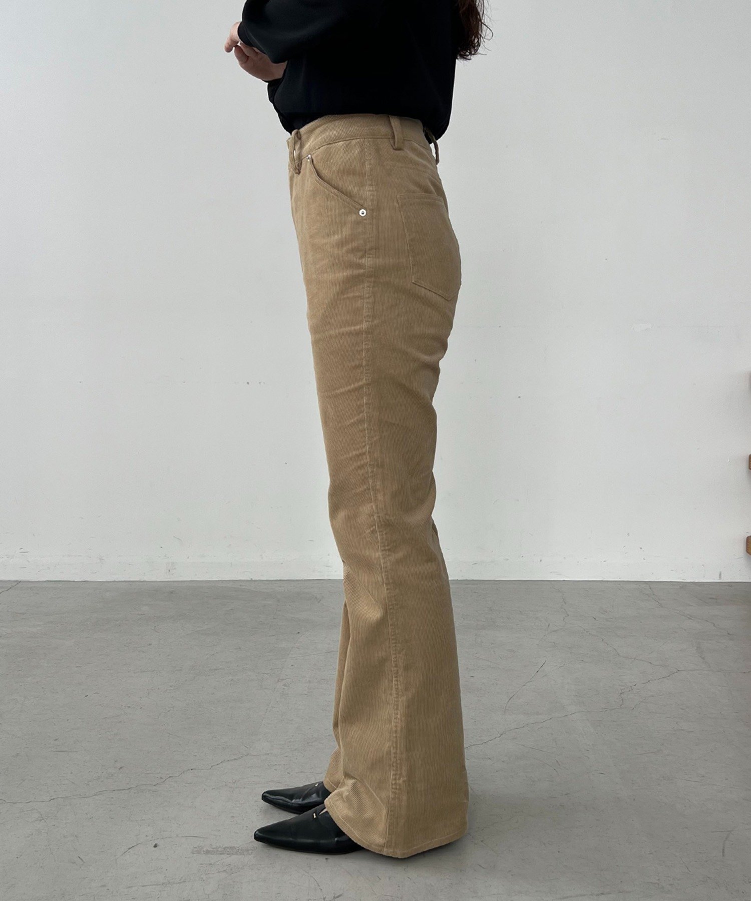 CAPRICIEUX LE'MAGE｜【新色/レイヤード対応】コーデュロイフレア