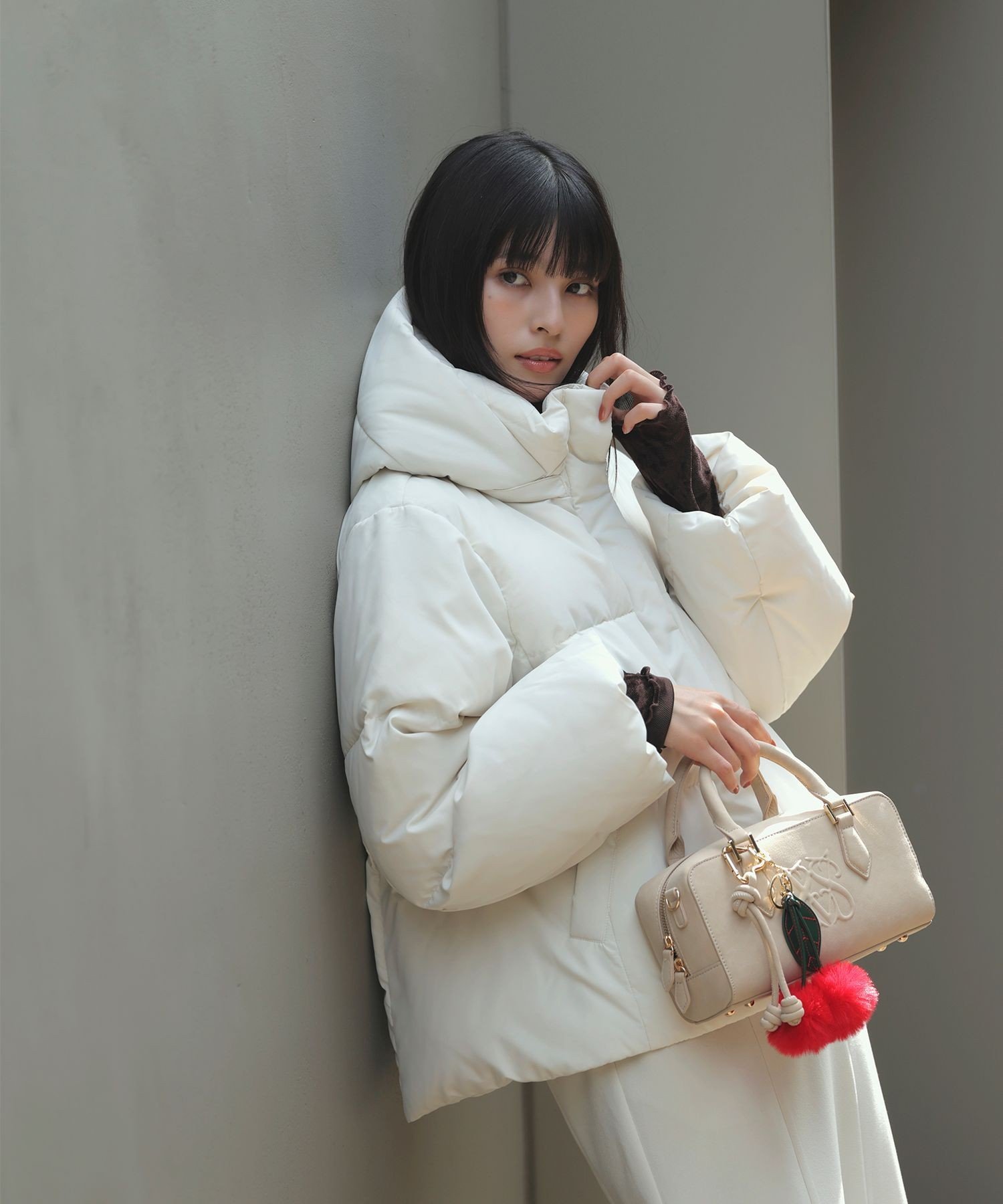 VIS｜【アウター総選挙3位】フード取り外し可能軽量ダウンブルゾン