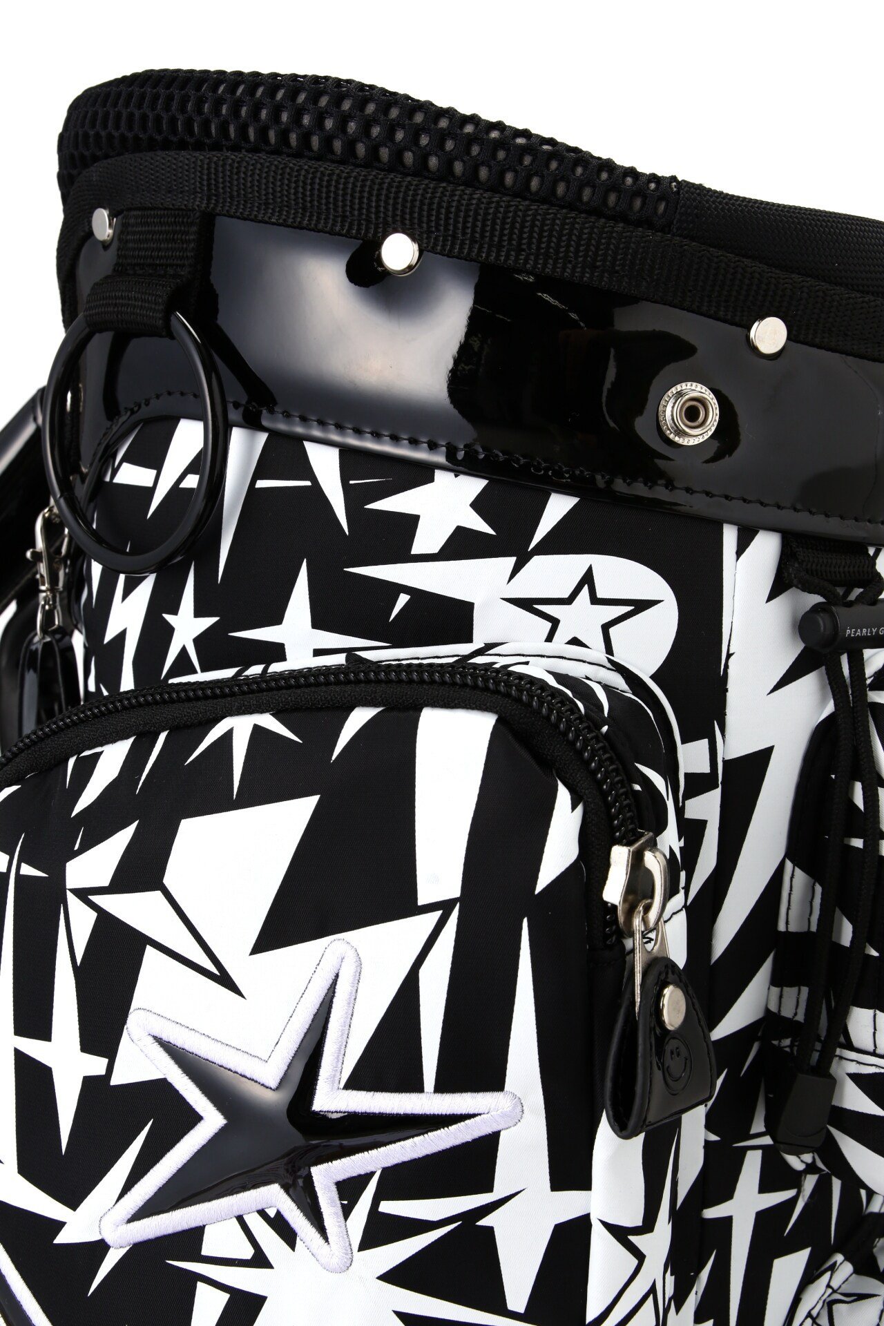 PEARLY GATES ゴルフバッグ 星柄 PEARLY GATES｜キャディバッグ <ギザ星柄> (46インンチ対応)(9型