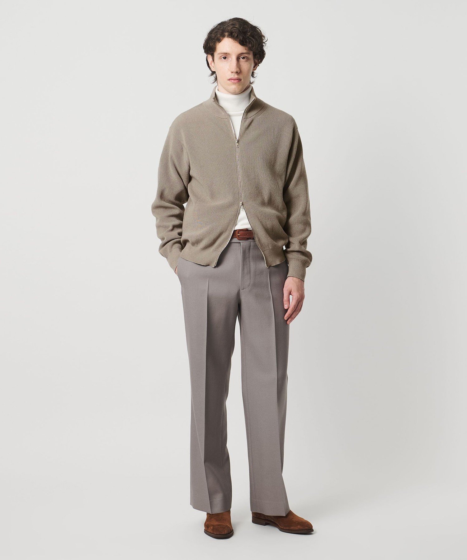 UNITED ARROWS｜ジップアップ ドライバーズニット | Rakuten Fashion