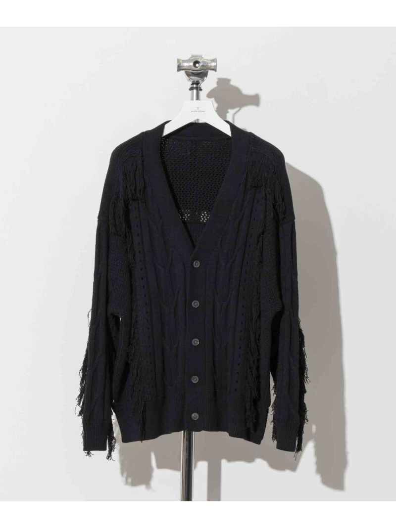楽天市場】MAISON SPECIAL フリンジケーブルプライムオーバーVネック