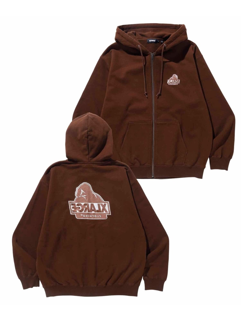 楽天市場】XLARGE BACKSIDE SLANTED OG ZIP HOODED SWEATSHIRT