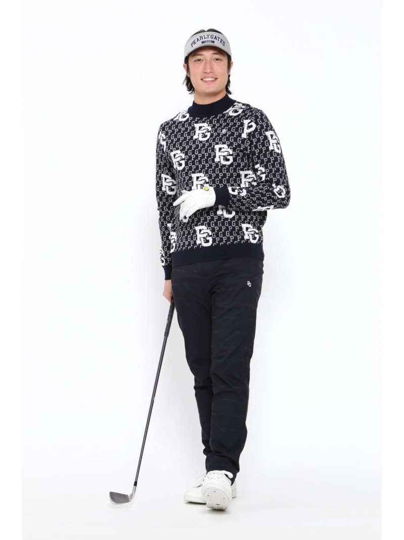 楽天市場】PEARLY GATES ナイロンストレッチロゴジャガード 中綿パンツ