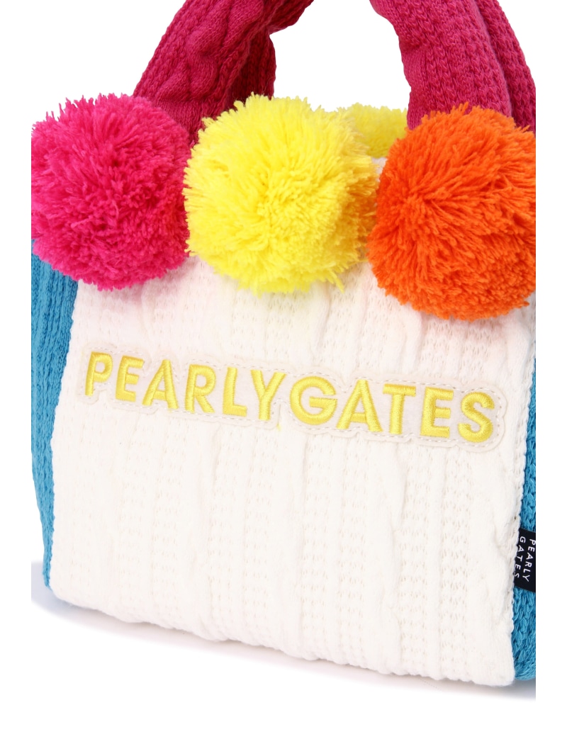 楽天市場】PEARLY GATES ケーブルニット梵天付きカートバッグ