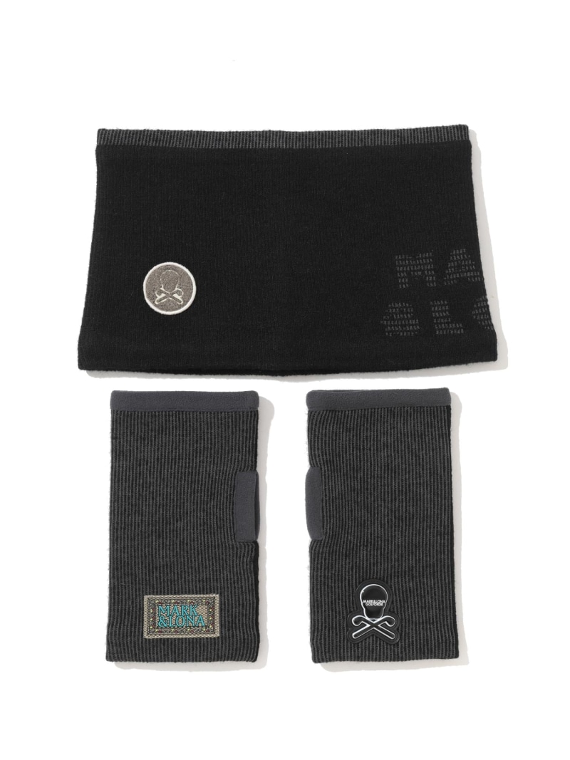 楽天市場】MARK & LONA Two-Tone Stripe Neck & Hand Warmer Combo