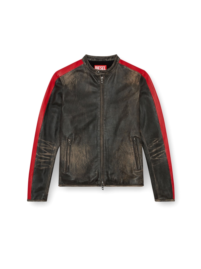 楽天市場】DIESEL メンズ レザージャケット ディーゼル ジャケット