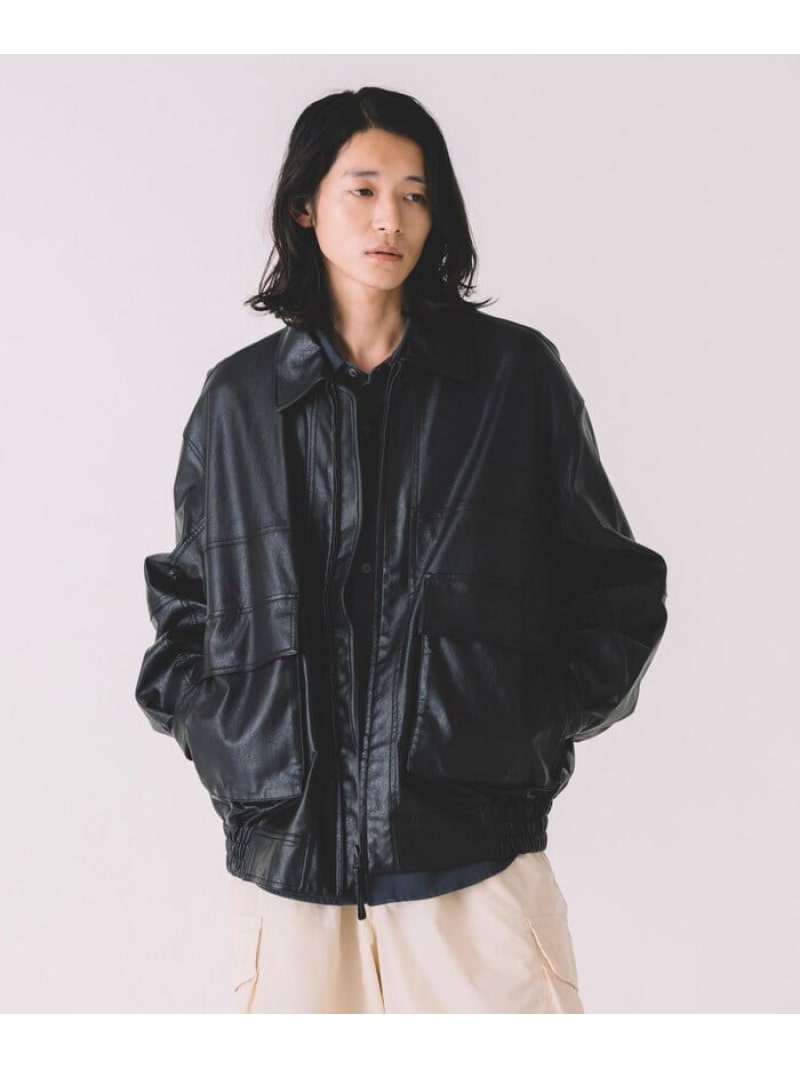 楽天市場】【SALE／40%OFF】FREAK'S STORE フェイクレザー ジップ