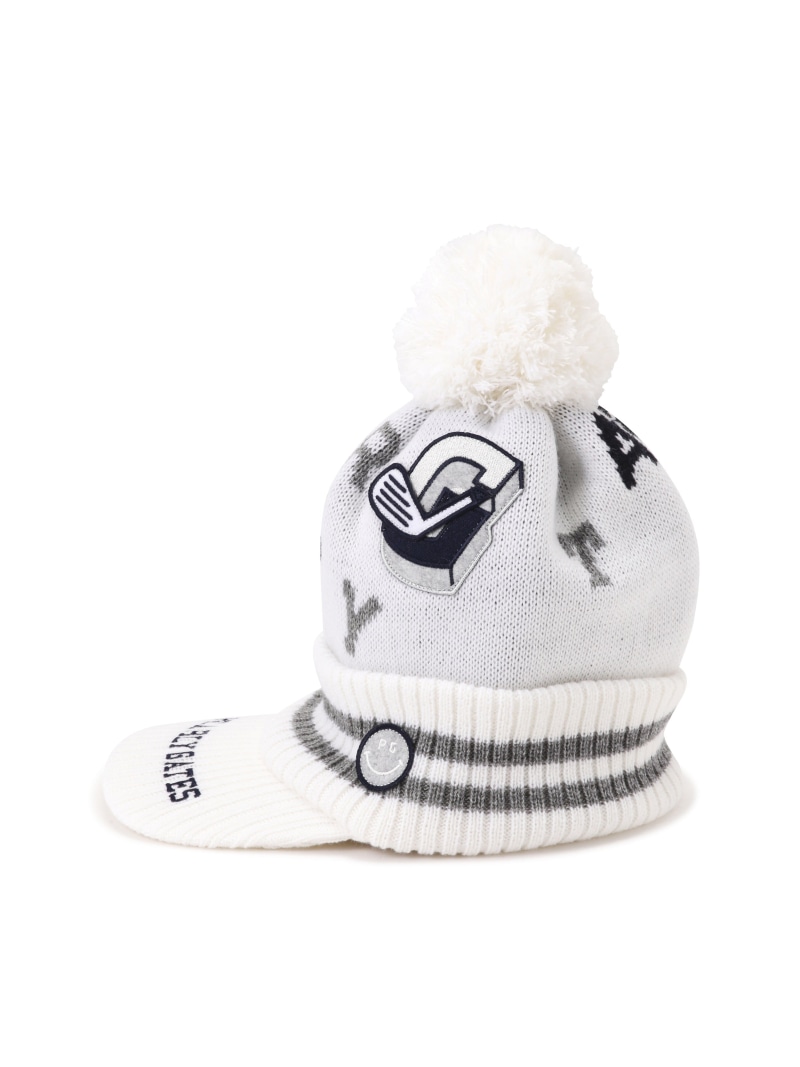 楽天市場】PEARLY GATES カレッジワッペンつば付きニット帽 (UNISEX