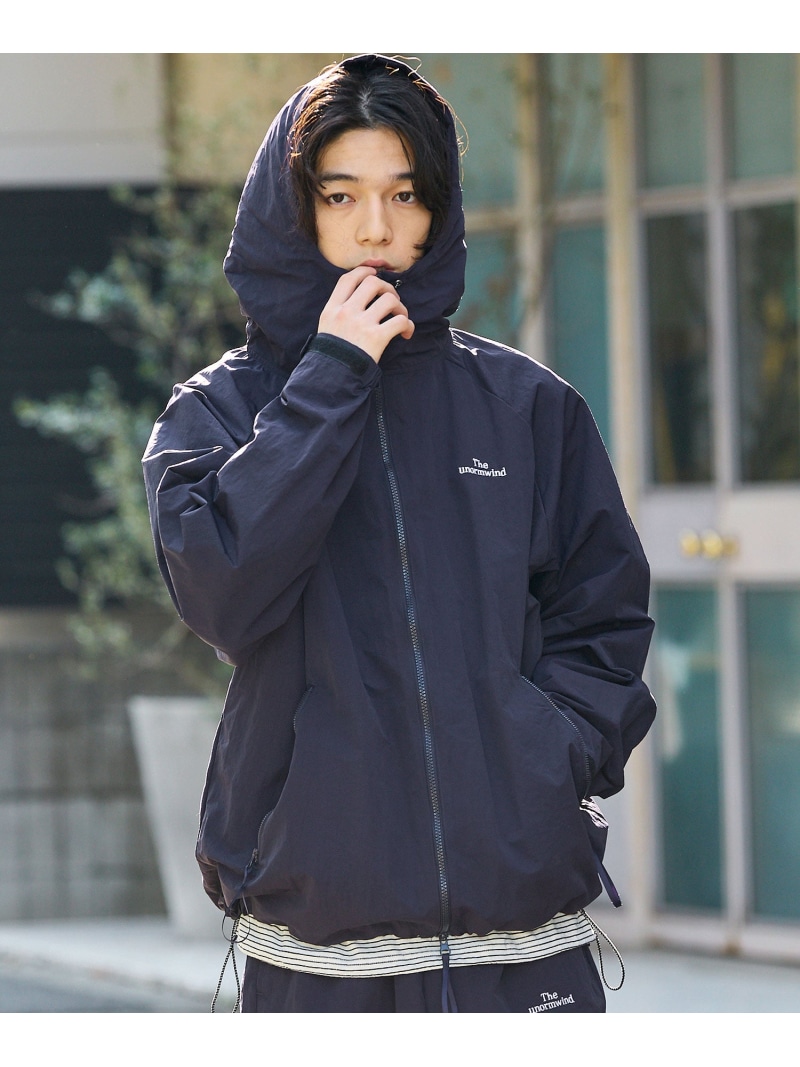 楽天市場】The unormwind ロゴ刺繍テックナイロンダブルジップドロー