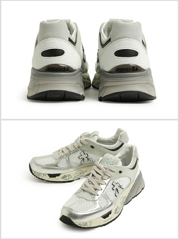 楽天市場】PREMIATA プレミアータ MASED ホワイト シルバー レディース