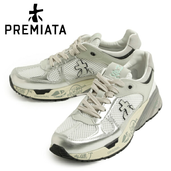 楽天市場】PREMIATA プレミアータ MASED ホワイト シルバー レディース