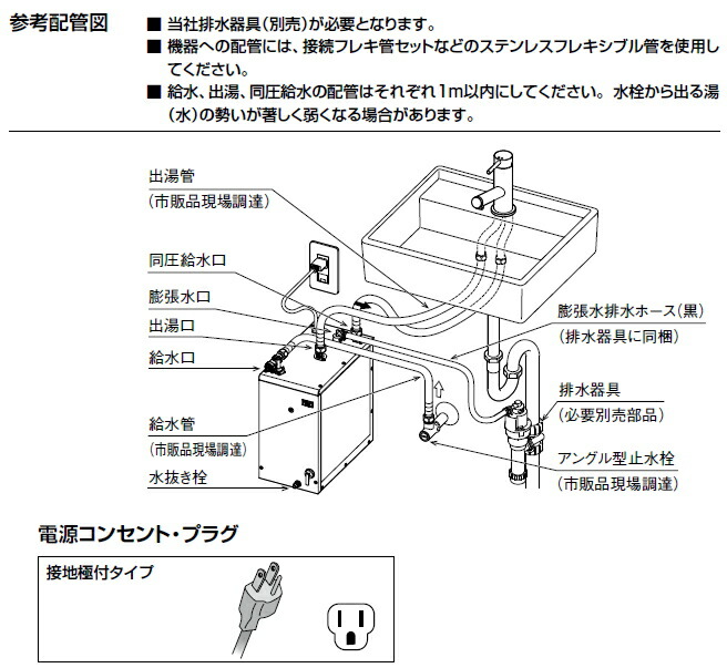 楽天市場】LIXIL・INAX 電気温水器 ゆプラス タンク容量12リットル