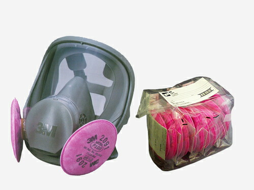 楽天市場】3M 取替え式防じんマスク(全面体) 6000F/2091-RL3 ＆No.2091