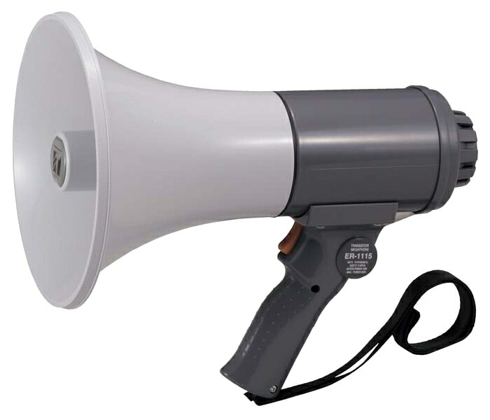 楽天市場】拡声器 中型 TOA ハンド型 防滴メガホン ER-1115 : サンワード