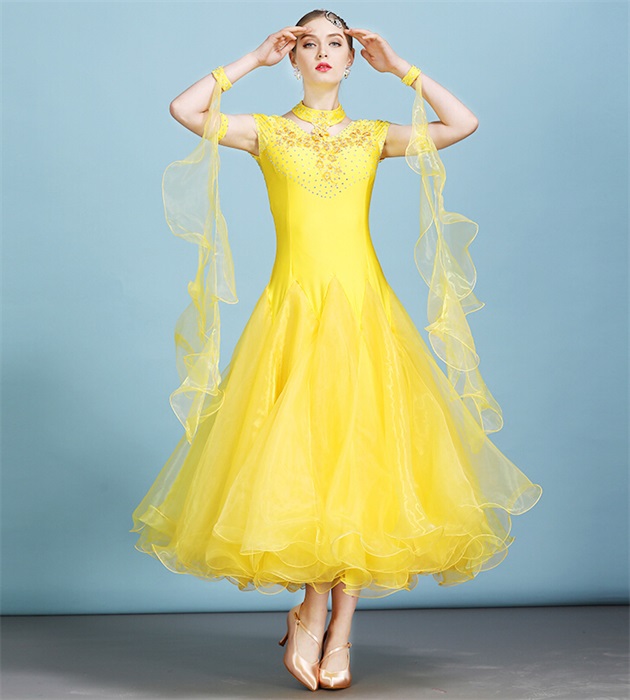 楽天市場】【受注生産S 2XL】 社交ダンス衣装 社交ダンス ドレス 社交