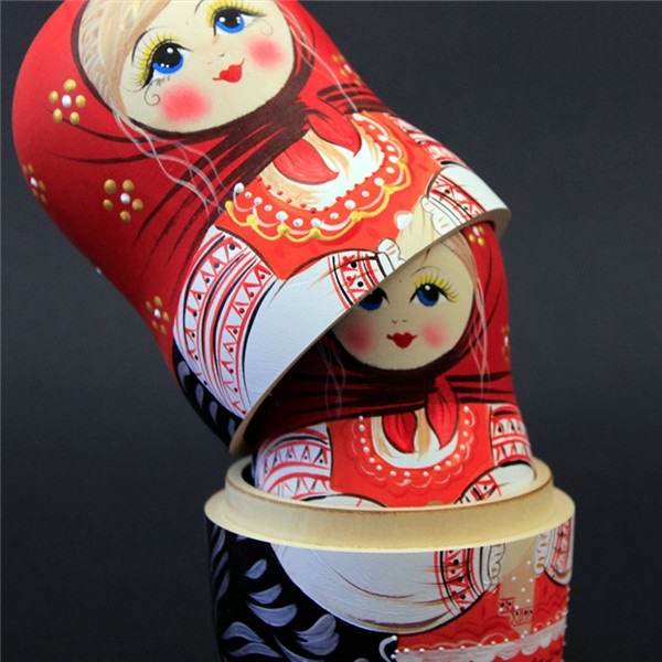 楽天市場】7個組セット ロシア 民芸 お土産 伝統 工芸品 手作り品