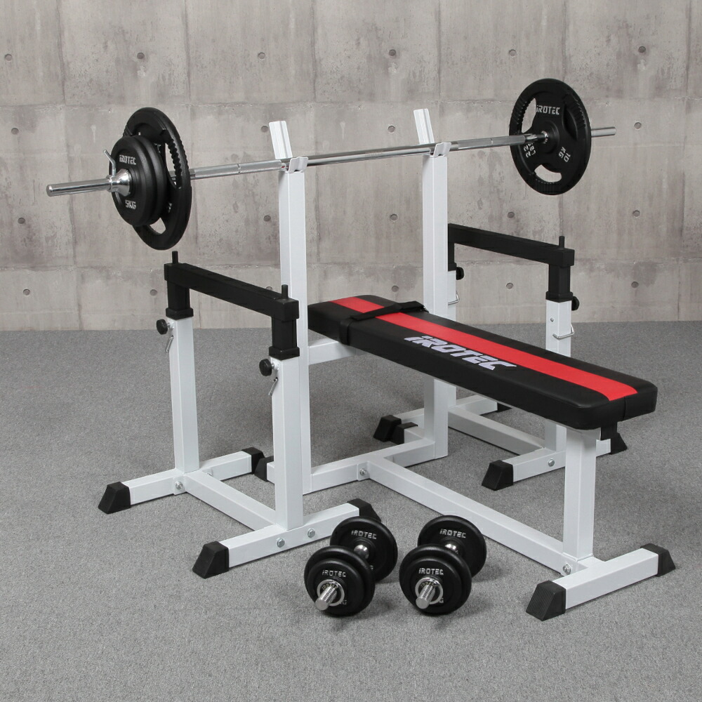 楽天市場】IROTEC(アイロテック)ストレングスセット70K / ベンチプレス