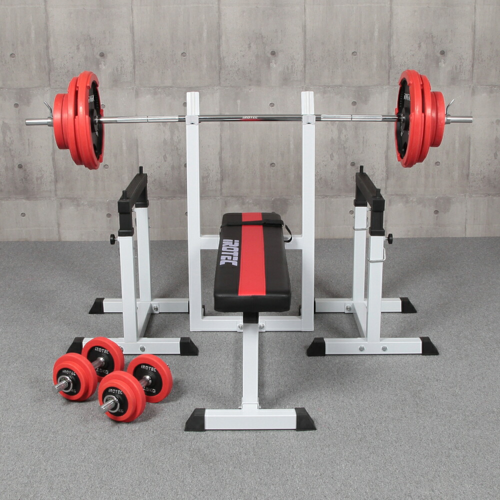 楽天市場】ベンチプレスセット IROTEC（アイロテック）ストレングス