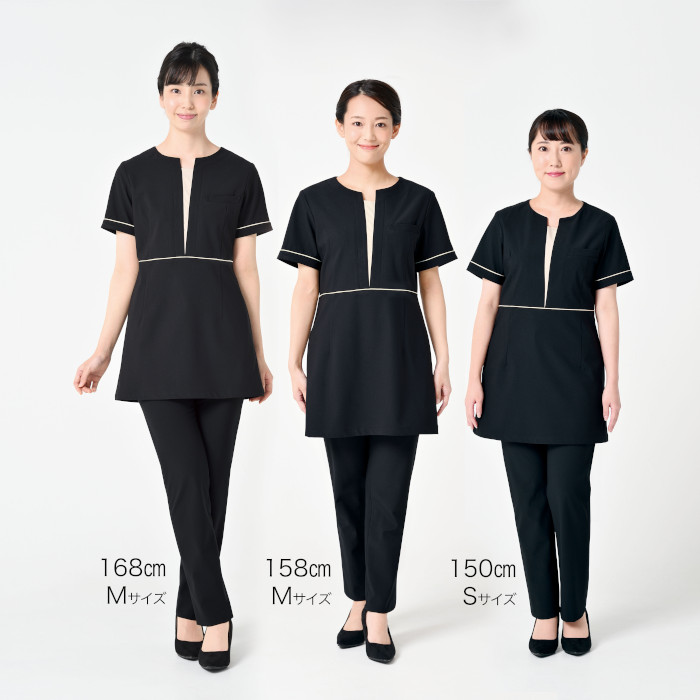 楽天市場】エステ ユニフォーム 制服 チュニック ストレッチ シンプル