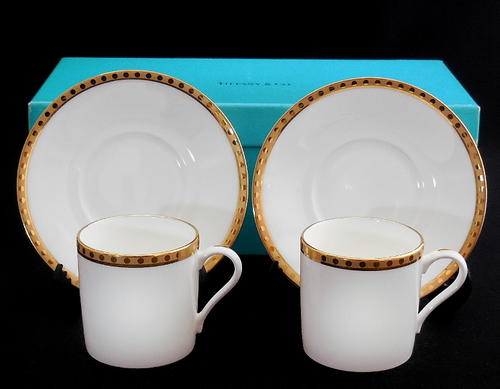 楽天市場】ティファニー Tiffany ゴールドバンド デミタスカップ