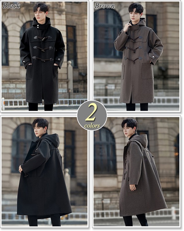楽天市場】ダッフルコート メンズ コート 春 秋 冬 学生 おしゃれ