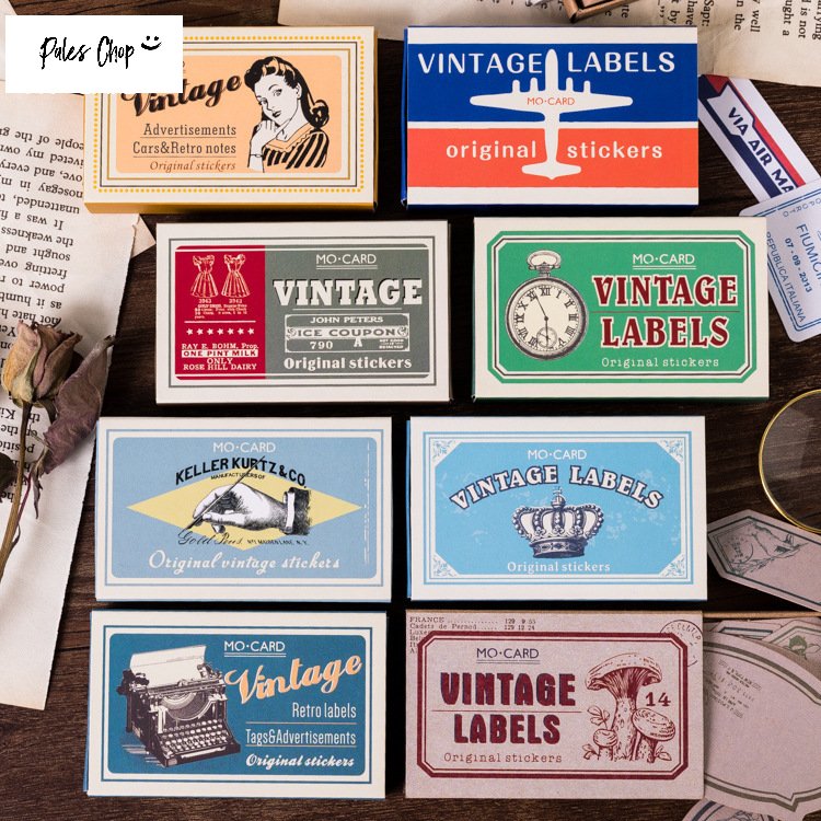 楽天市場】Matchboxsticker シール (s40)60枚 箱入り フレークシール