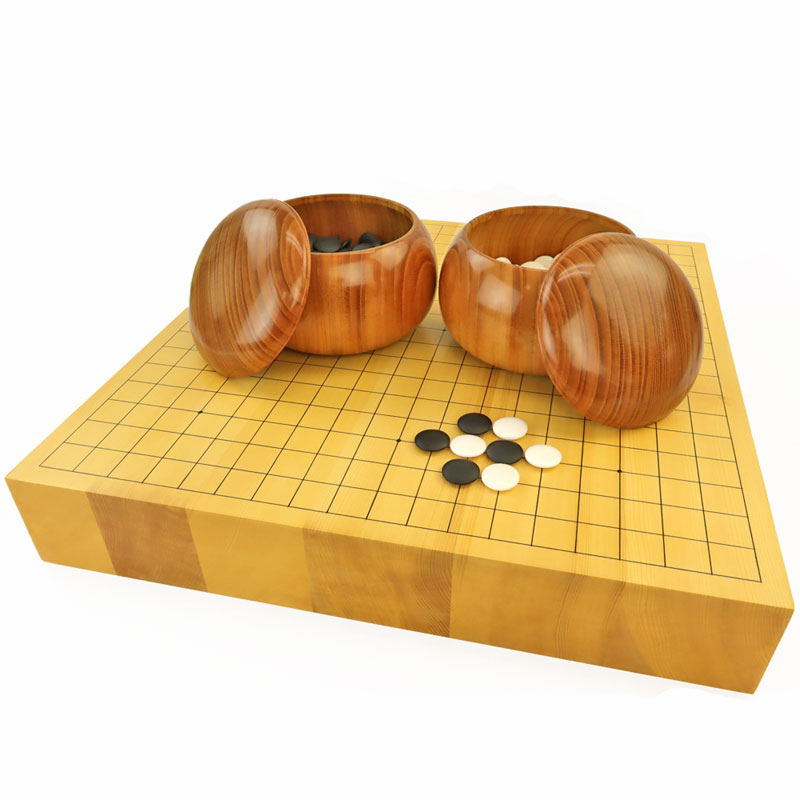本榧】脚付碁盤 4.6寸 板目 木表 囲碁 ヘソ有り 19路盤 13kg 本榧足付