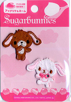 楽天市場】サンリオ)シュガーバニーズ ミニワッペン : ワッペン＆手芸