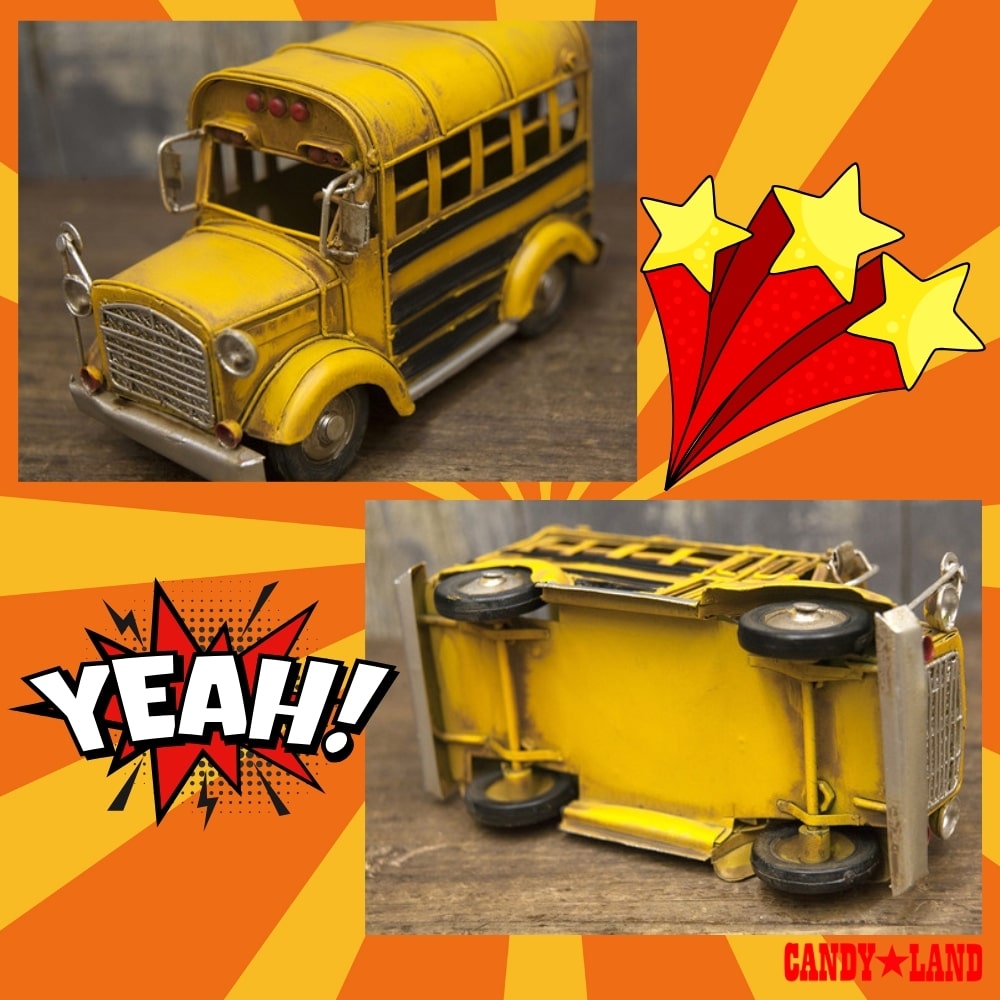 楽天市場】ブリキおもちゃ ヴィンテージカー ロンドンバス イエロー