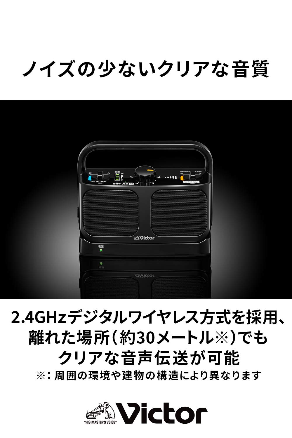 楽天市場】【送料無料】JVCケンウッド Victor SP-A900-W 手元テレビ