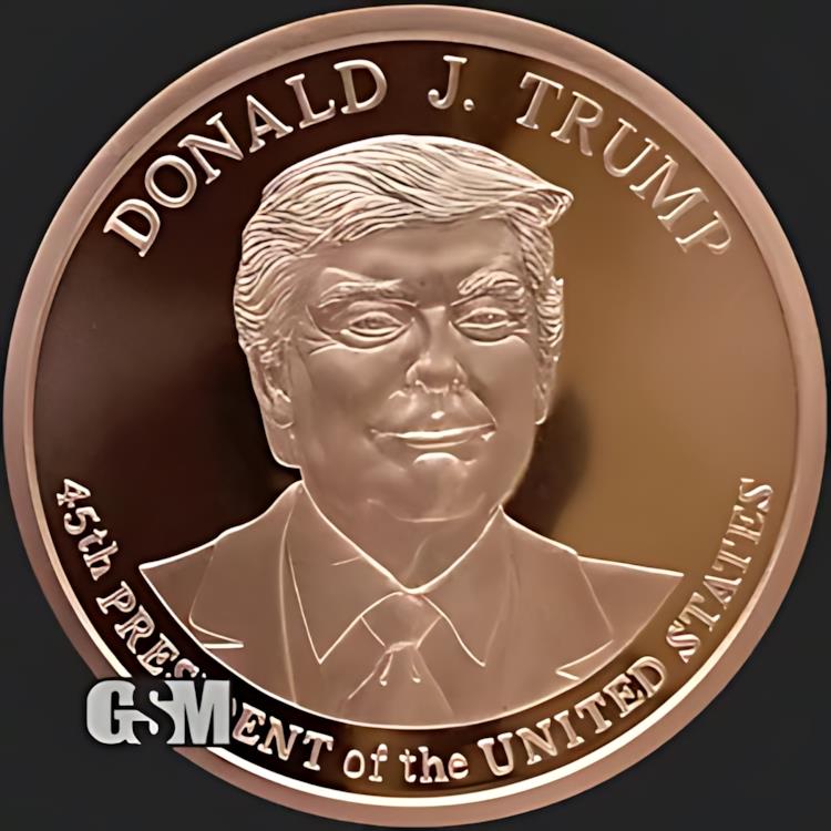 楽天市場】ドナルド トランプ 2020 5 オンス .999 銅 BU コイン 第 45